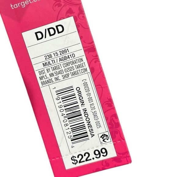 Xhilaration Women’s Multicolor Underwire Bikini Top, Size D|DD, NWT - Picture 5 of 8